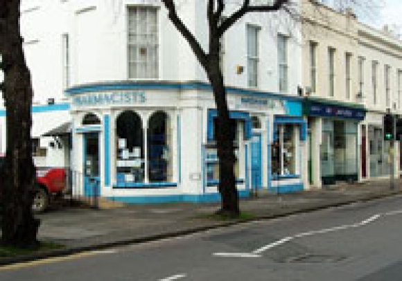 Pittville old shop front