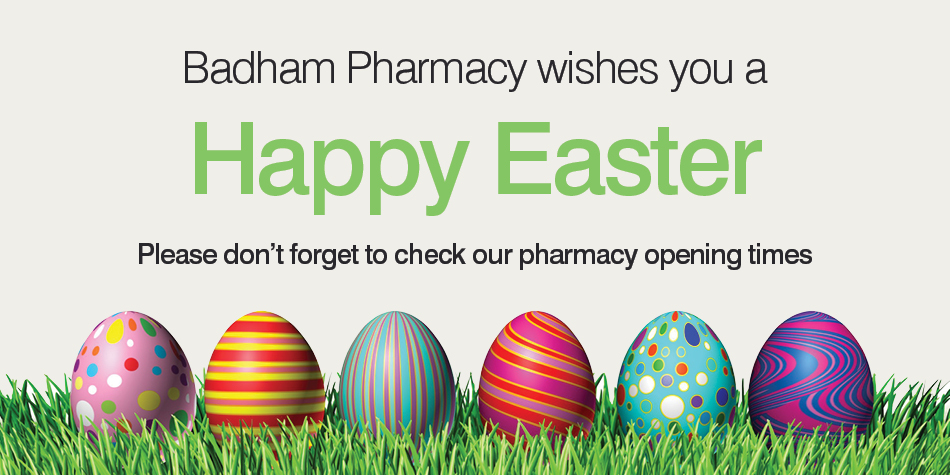Badham Pharmacy wishes you a Happy Easter